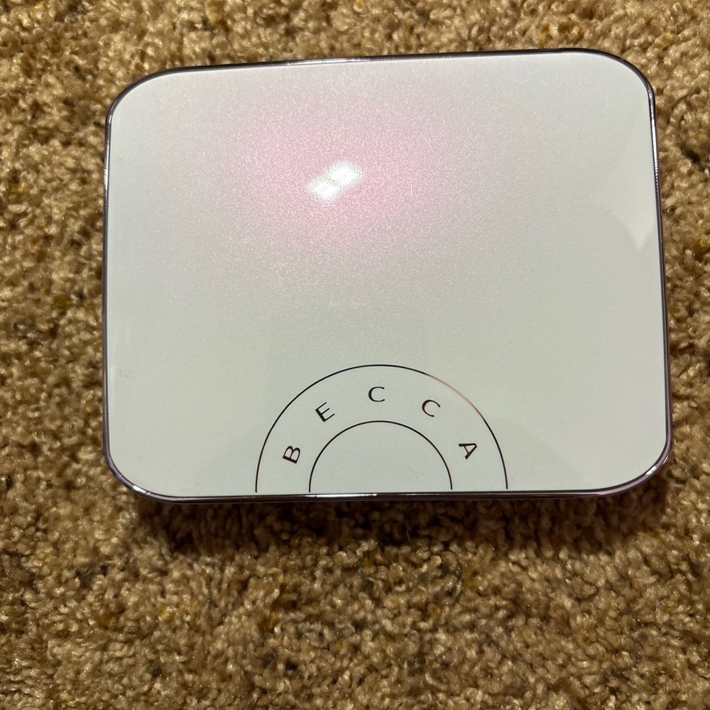 BECCA Compact with Pink and White Design